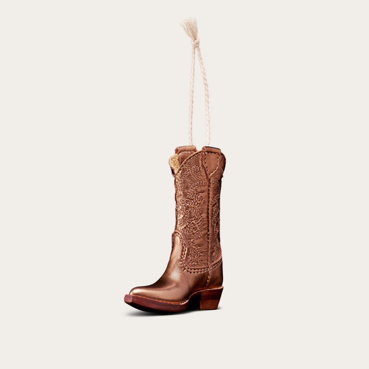 Tecovas Annie Boot Ornament, Copper, Cowhide