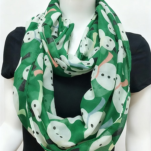 Damen Schals Umhang Weihnachten Täglich Ferien Polyester Urlaub Basic Lässig Sonnenschutz Außenbereich 1 Stück Image