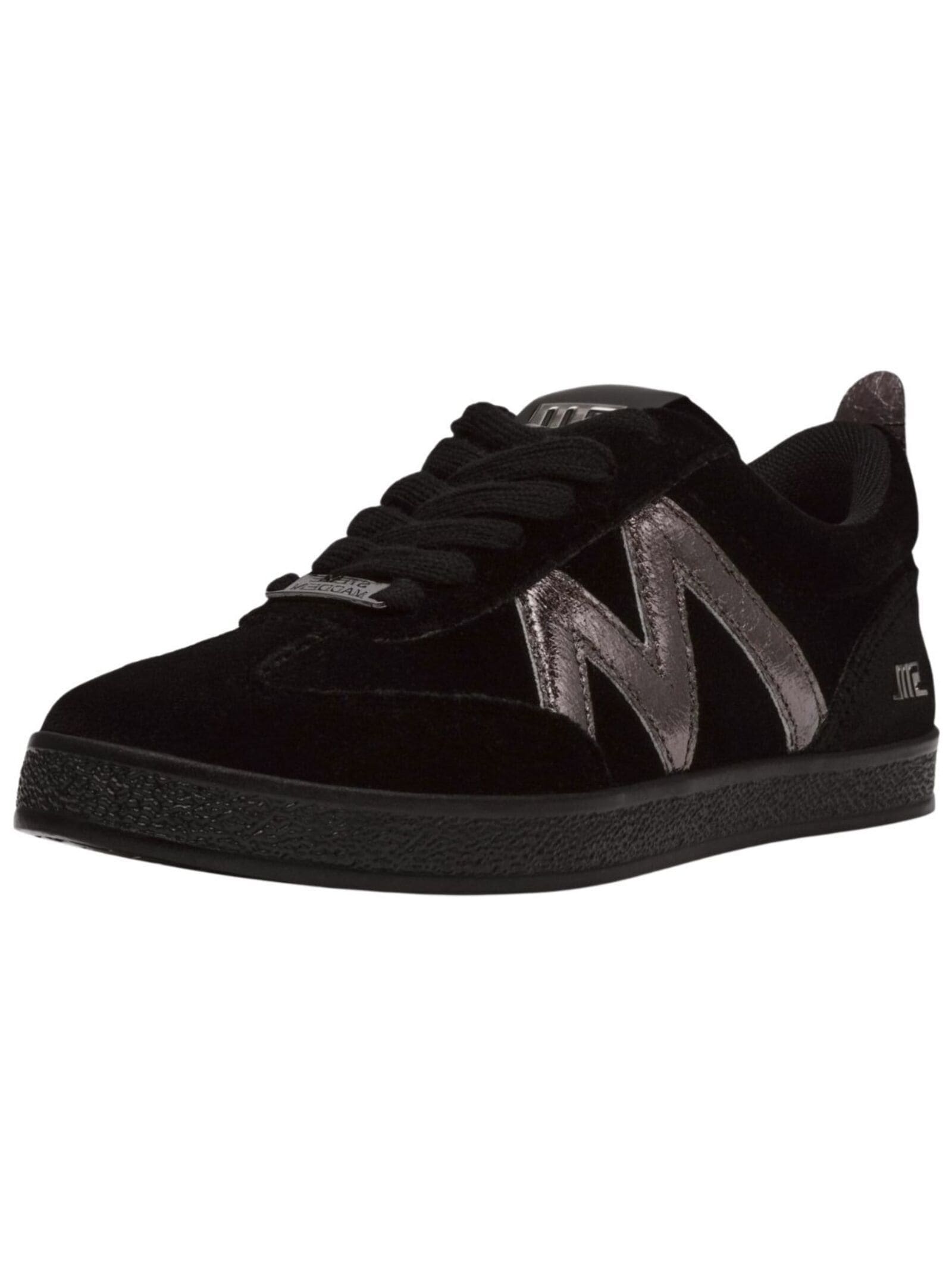 Sneaker STEVE MADDEN "STEVE MADDEN Sneaker Lederimitat/Textil", Damen, Gr. 39, schwarz (schwarz, schwarz), Lederimitat, Textil, Schuhe Sneaker