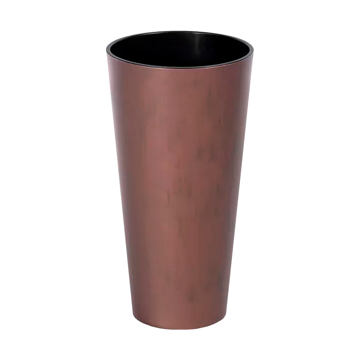 Prosperplast - TUBUS SLIM CORTEN 3,3-Liter-Topf mit Reservoir - 15 x 15 x 28,6 cm in der Farbe Kupfer Image
