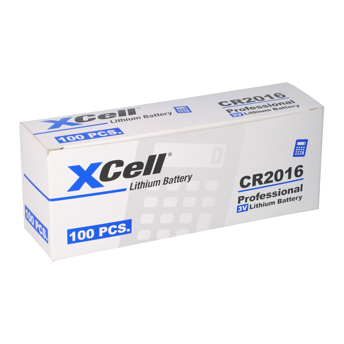 XCell 100x CR2016 Lithium-Knopfzelle 3V / 90mAh (20x 5er Pack) Image
