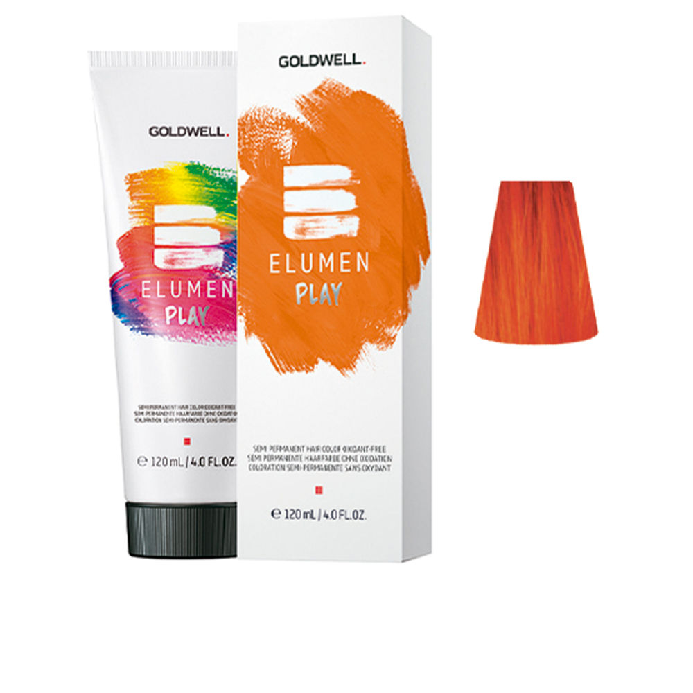 Elumen Play Semi Permanent Hair Color Oxidant-free #orange 120 ml Image
