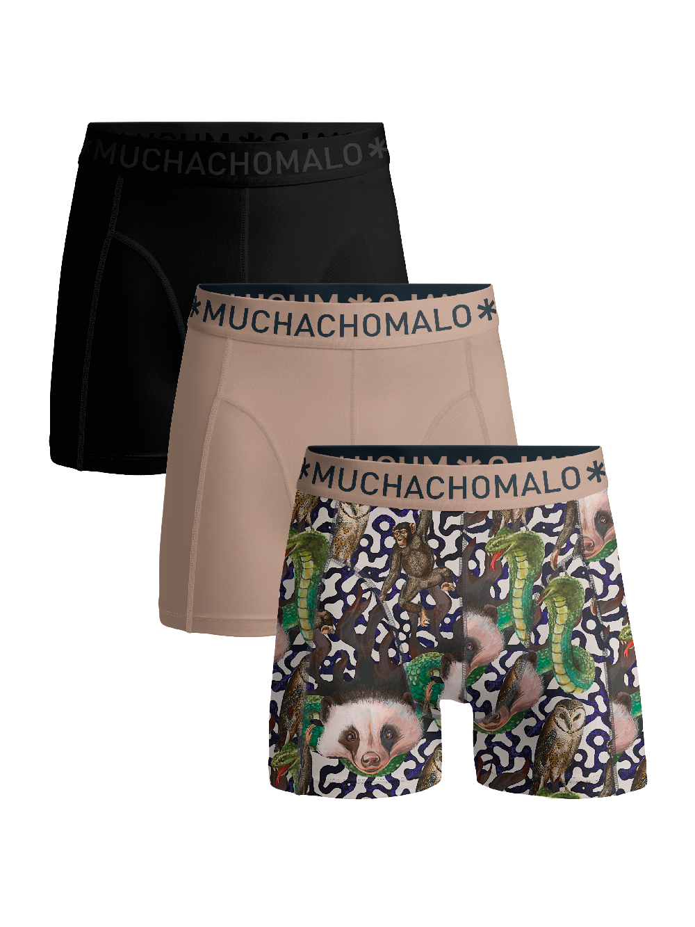 Muchachomalo Jungen Boxer Shorts - 3er Pack - Jungen Unterwäsche Image