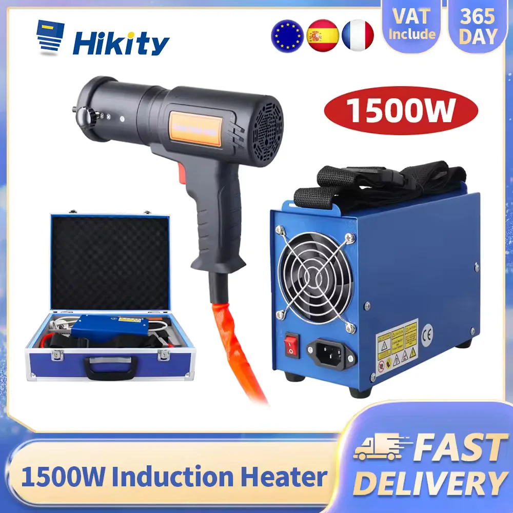Kit de chauffage à induction magnétique Hikity 1500W, outil de démontage de boulons à induction magnétique portatif, chauffage à induction sans flamme, outils de circuit