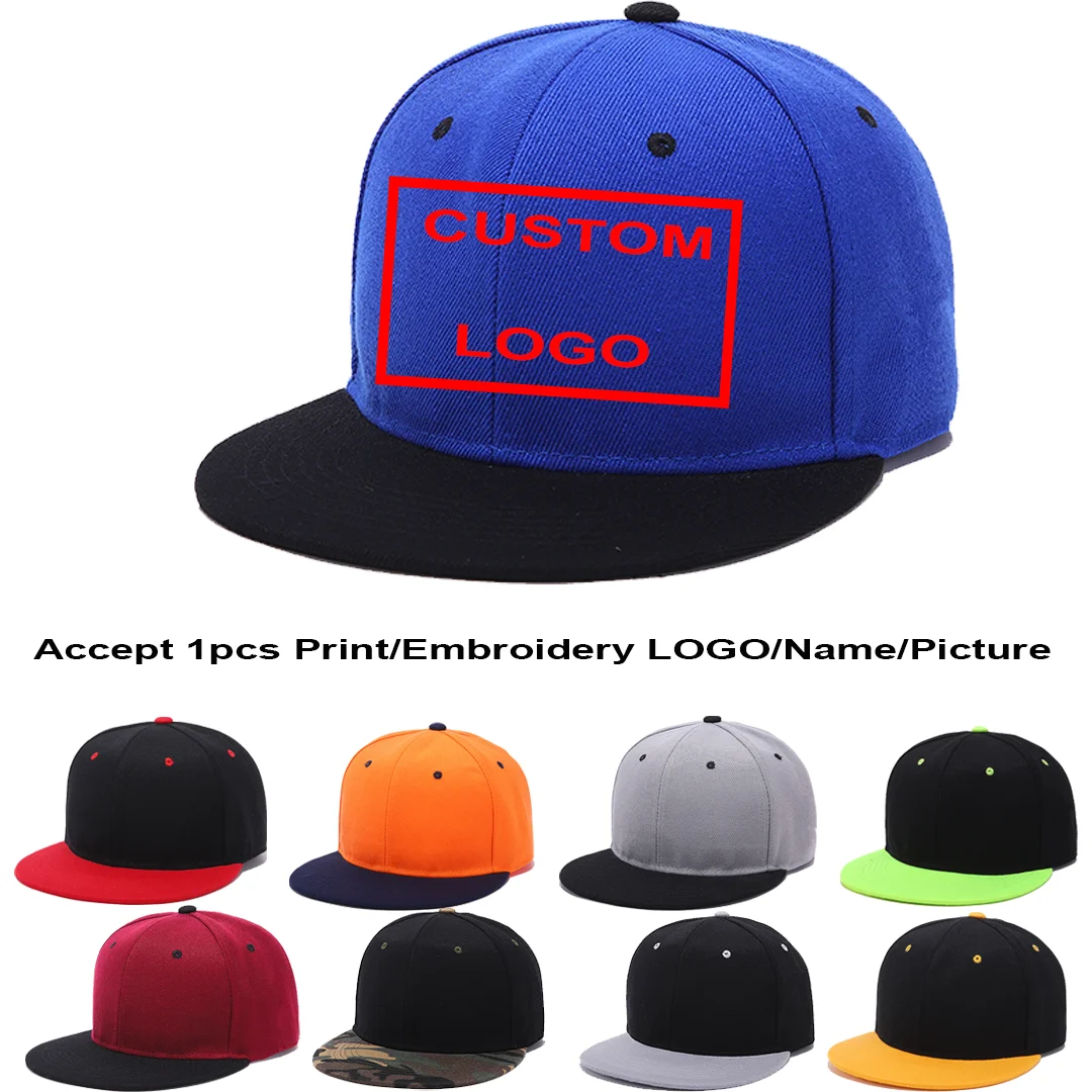 1 pz fai da te LOGO personalizzato berretto estivo berretto da Baseball di marca cappello Snapback berretto estivo berretto aderente Hip Hop cappelli per uomo donna Gorro
