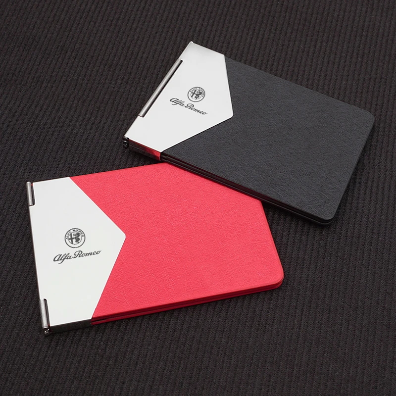 Couverture de permis de conduire de voiture, étui de crédit, porte-Documents de conduite, porte-monnaie de voyage pour Alfa Romeo 4C 159 166 Spider Giulia GT