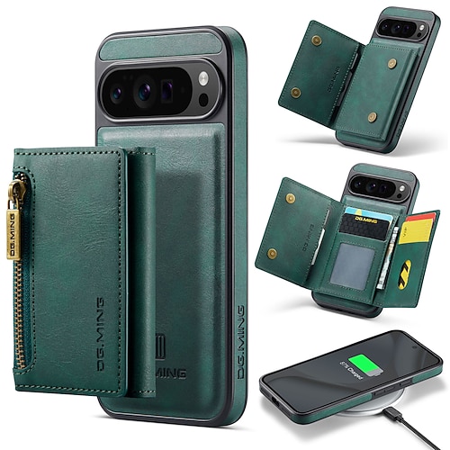 telefono Custodia Per Google Pixel 10 Pro XL Pixel 10 Pro Pixel 9 Pro Pixel 9 Pro XL Pixel 8 Pro Pixel 8 Pixel 9 Copertura Posteriore Resistente agli urti Retrò TPU PC Pelle PU