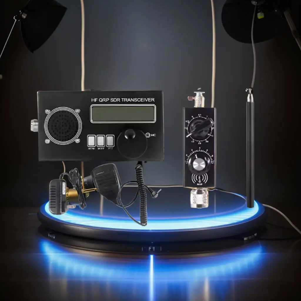 1PC USDX 8-Band HF QRP Transceiver CW Kurzwellen Transceiver Eingebautes Mikrofon Für IRF Serie Sender QRP CW Transceiver Image