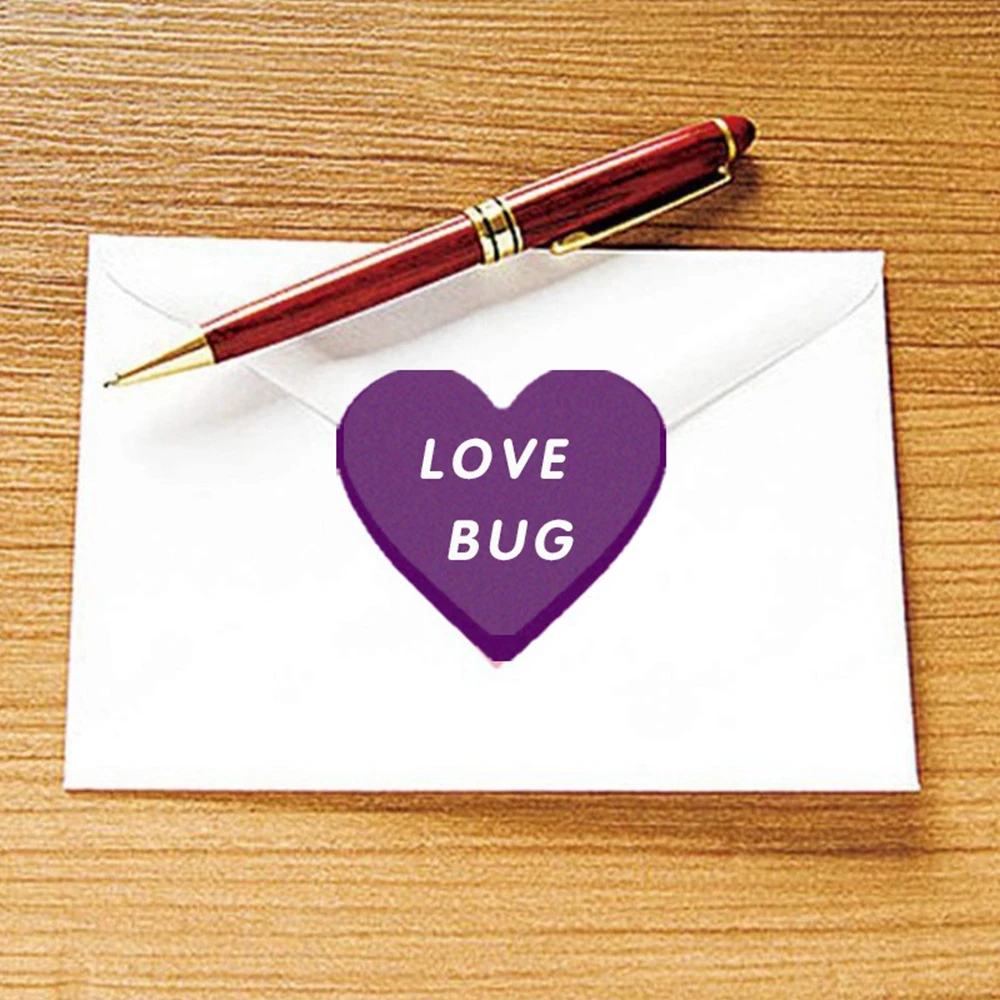 Dekoration Briefpapier Aufkleber Liebe Valentinstag Niedlich Schulbedarf X044 Image