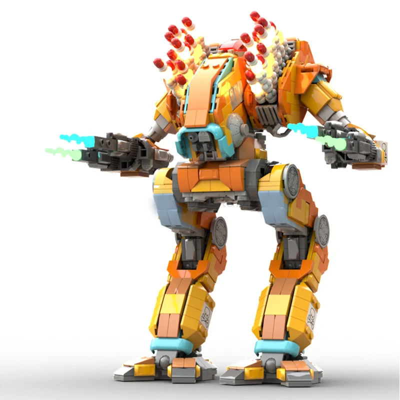 1258 stücke MOC Mad Dog Vulture BattleMech Bausteine DIY Mecha Roboter Sci-Fi Kampf Spielzeug Display Modell Image