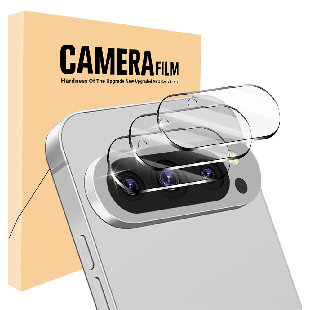 Objektivfolie aus gehärtetem Glas für Google Pixel 10 Pro, Anti-Explosion-Kameraschutz für Pixel 10 Pro Fold, Pixel 10, Pixel 10 Pro XL Image