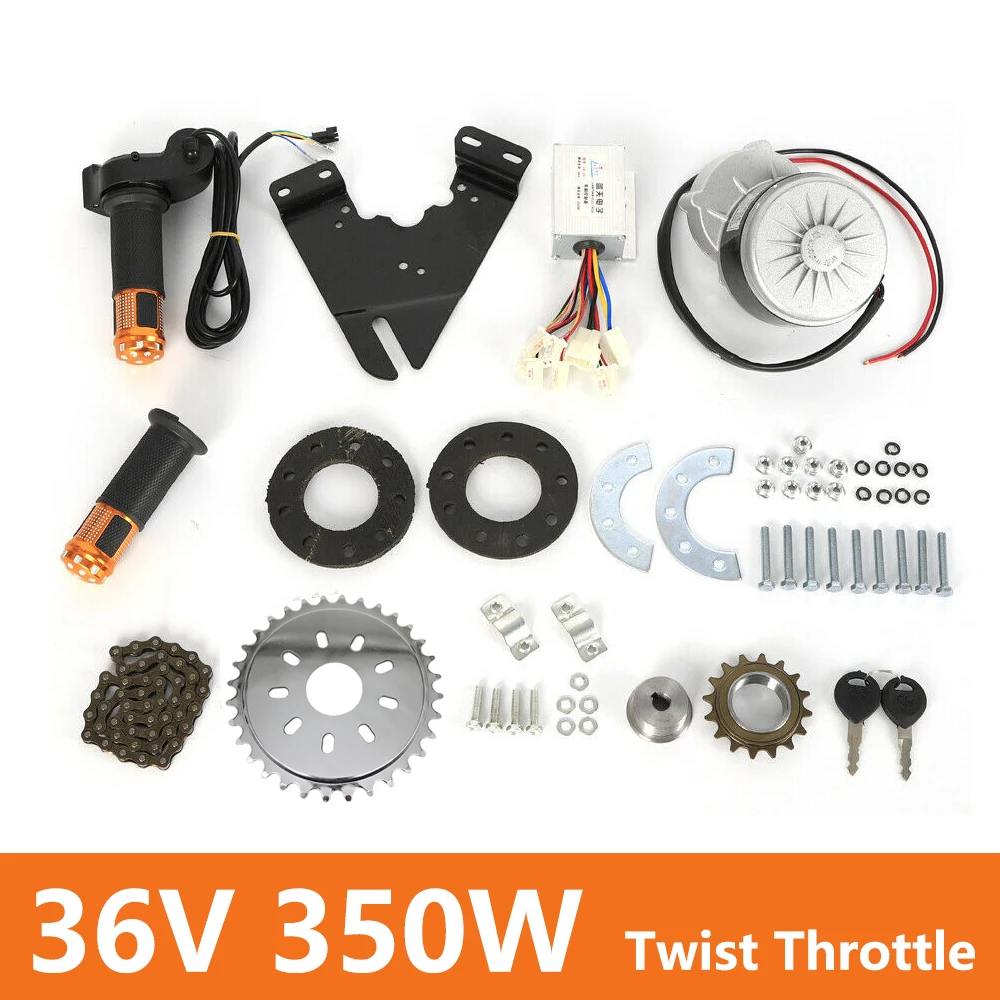 36V 350W Fahrrad-Umrüstsatz, linke Seite, Antriebsmotor, Nabendurchmesser, weniger als 36 mm – Drehung Image