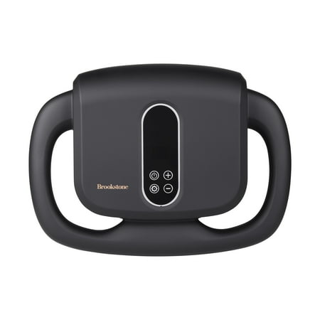 Brookstone Ultra Recovery 6-Head Percussion Massager with Adjustable Intensity LED Display & Rechargeable Battery Handheld Deep Tissue Massage Gun for Full Body Muscle Pain Relief & Recovery