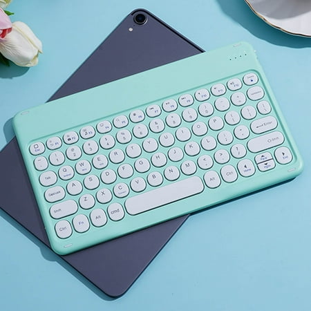 Bluetooth Keyboard under $5!Xqxayjr Wireless Bluetooth Keyboard Portable Retro Keyboard Compact Computer Keyboard Multi-Device Keyboard Slim Profile Keyboard Typewriter Style Keyboard Mobile Keyboard