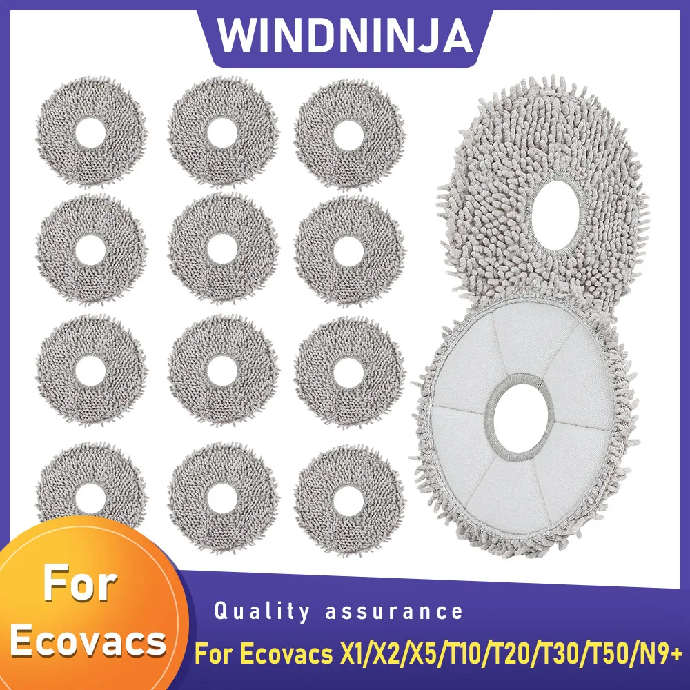 Mopp Tuch Mopp Pad Für ECOVACS Deebot X1 Omni X2 Omni T30 Pro Omni X1 X2 T5 T50 T10 T20 Omni T30s combo Roboter Staubsauger Teil Image