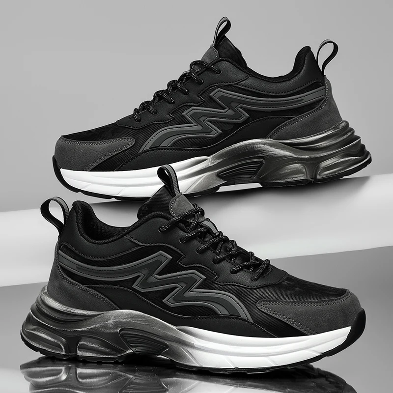 Herbst/Winter 2024 neue Herren Papa Schuhe Mode plus Größe Outdoor Casual Sport Laufschuhe bequeme trend ige Wanderschuhe