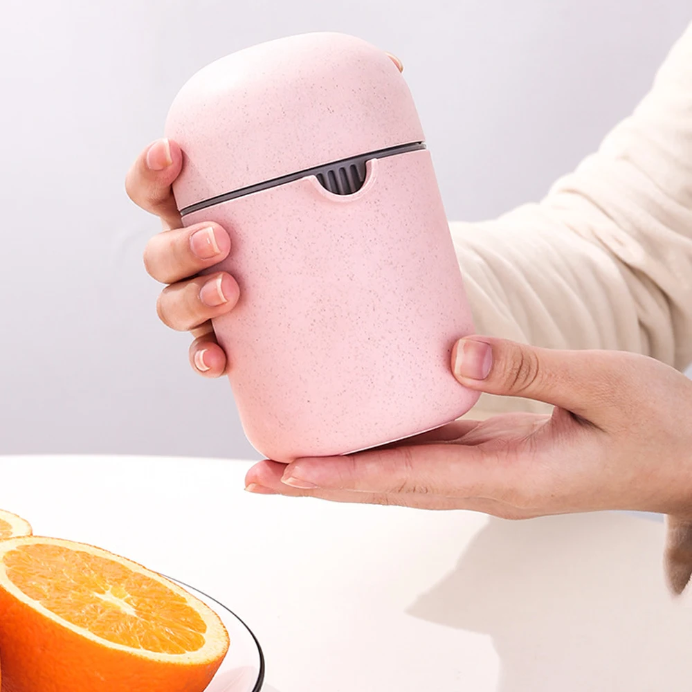 Manuelle Tragbare Mini Obst Entsafter Hand Rotation Presse Entsafter Küche Zubehör Zitrone Entsafter Obst Squeezer Maschine Werkzeug Image