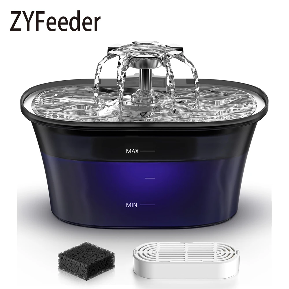 2,5 L USB Haustier Wasser Feeder Automatische Smart Trinker Wasser Auto Feeder Schüssel Katze Hund Trinkbrunnen Wasser Brunnen (kein 5 V 1A Stecker