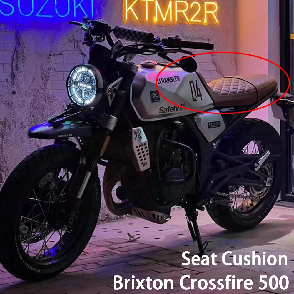 New Fit Crossfire 500 Original Flachs itz kissen Baugruppe Doppels itz kissen für Brixton Crossfire 500/500x Image