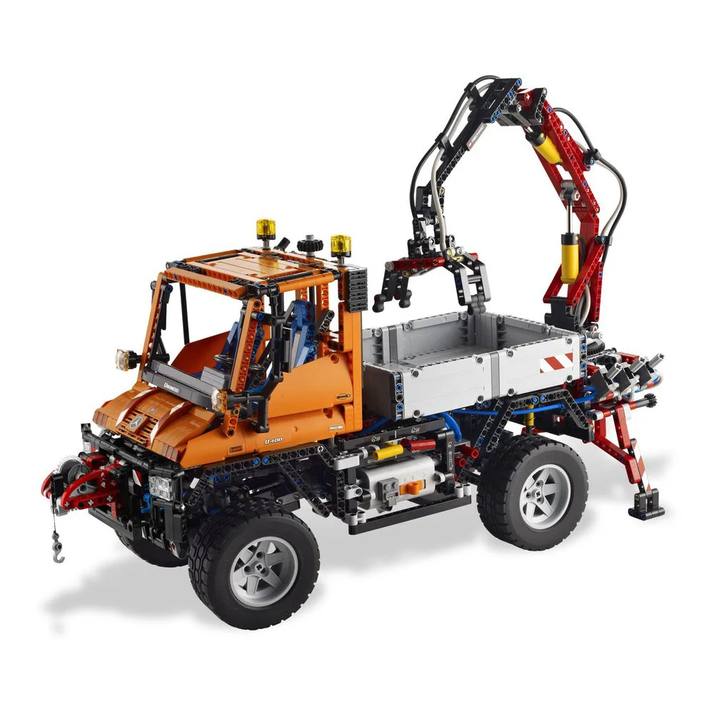 2048PCS city Engineering Series RC 4x4 Unimog U400 Snowplow creative ideas Children Toy technology Blocks Birthday Gift MOC-8110 Image