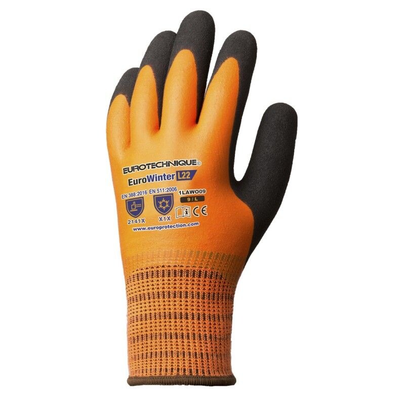 Coverguard - Kälteschutzhandschuhe HV orange schwarz aus Acryl EUROWINTER L22 (5er Pack) http://carbonn.fr/img/co/374.jpg Größe 9 Image