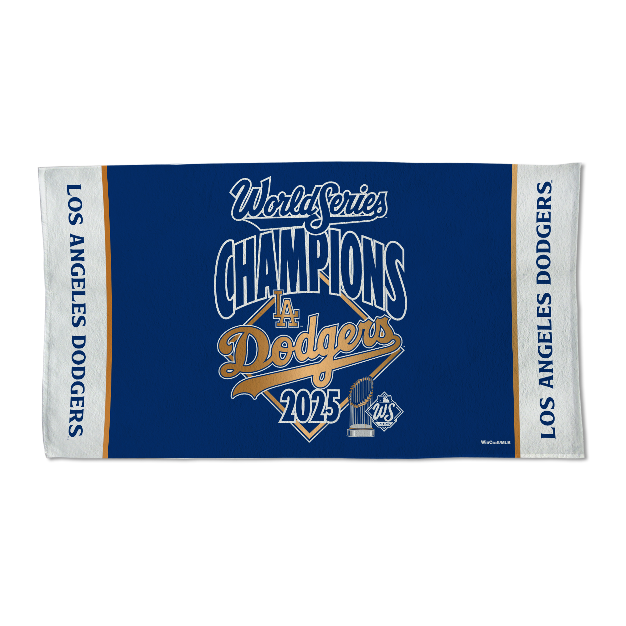 Los Angeles Dodgers 2025 MLB World Series Champions Offizielles Spielfeld-/Umkleideraum-Feierhandtuch (22 x 42 Zoll) Image