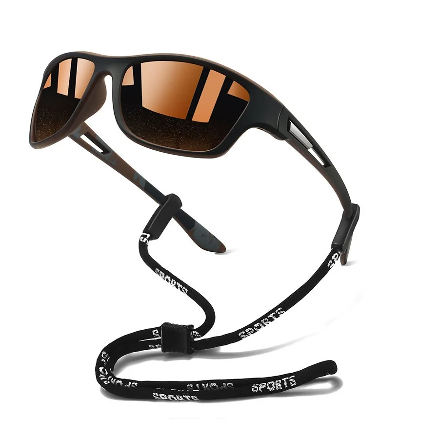 Mit Kettenmuster versehene modische Sonnenbrille für Männer und Frauen zum Laufen, Bergsteigen, Angeln, Outdoor-Sport-Schutzbrille Image