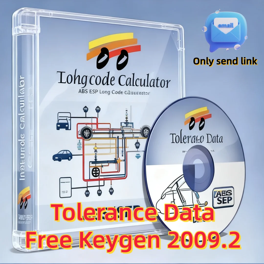 Données de tolérance 2025 2009.2 avec clé gratuite, réparation automobile, moteur diesel, outil de réparation automobile, logiciel d