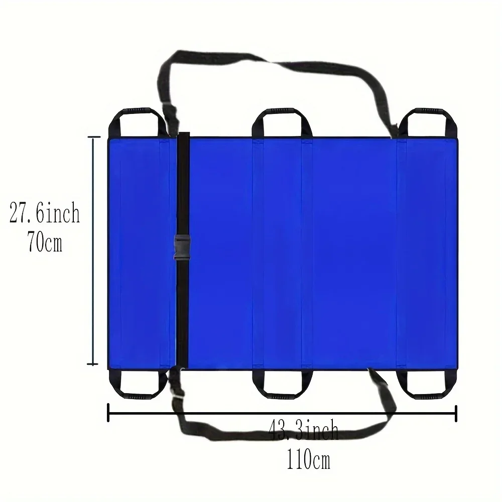 Positionierungsbettpolster mit Griffen, Patientenübertragung, Repositionierungshilfe, Hebeblatt für ältere Menschen, behinderte, bettlägerige Positionierungspolster Image