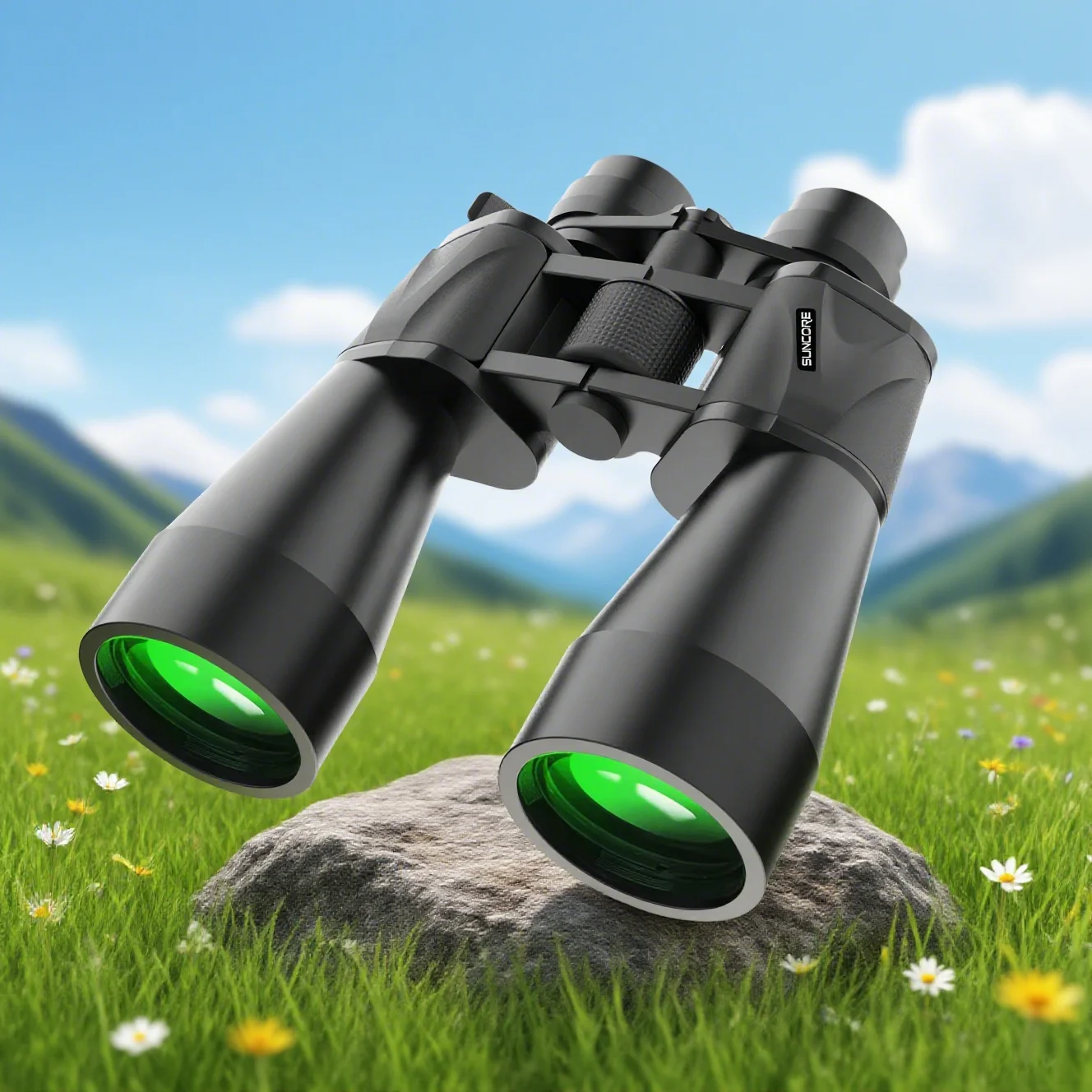 10-30X60 Langstreckenteleskop HD Tragbares Fernglas Professionelle leistungsstarke hohe Vergrößerung mit Bak4-Prisma Camping Outdoor Image