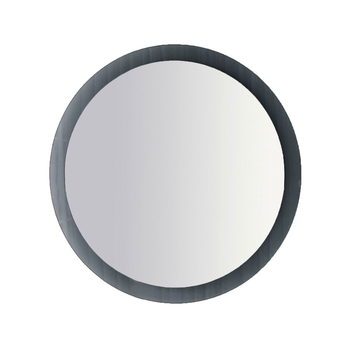 WellHome - Spiegel aus gehärtetem Glas in Grau, 65 x 2 x 65 cm Image