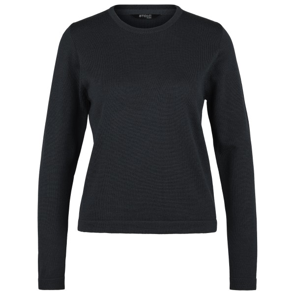 Stoic - Women's MerinoKnit MMXX.Kniva II Sweater - Merinopullover Gr L schwarz
