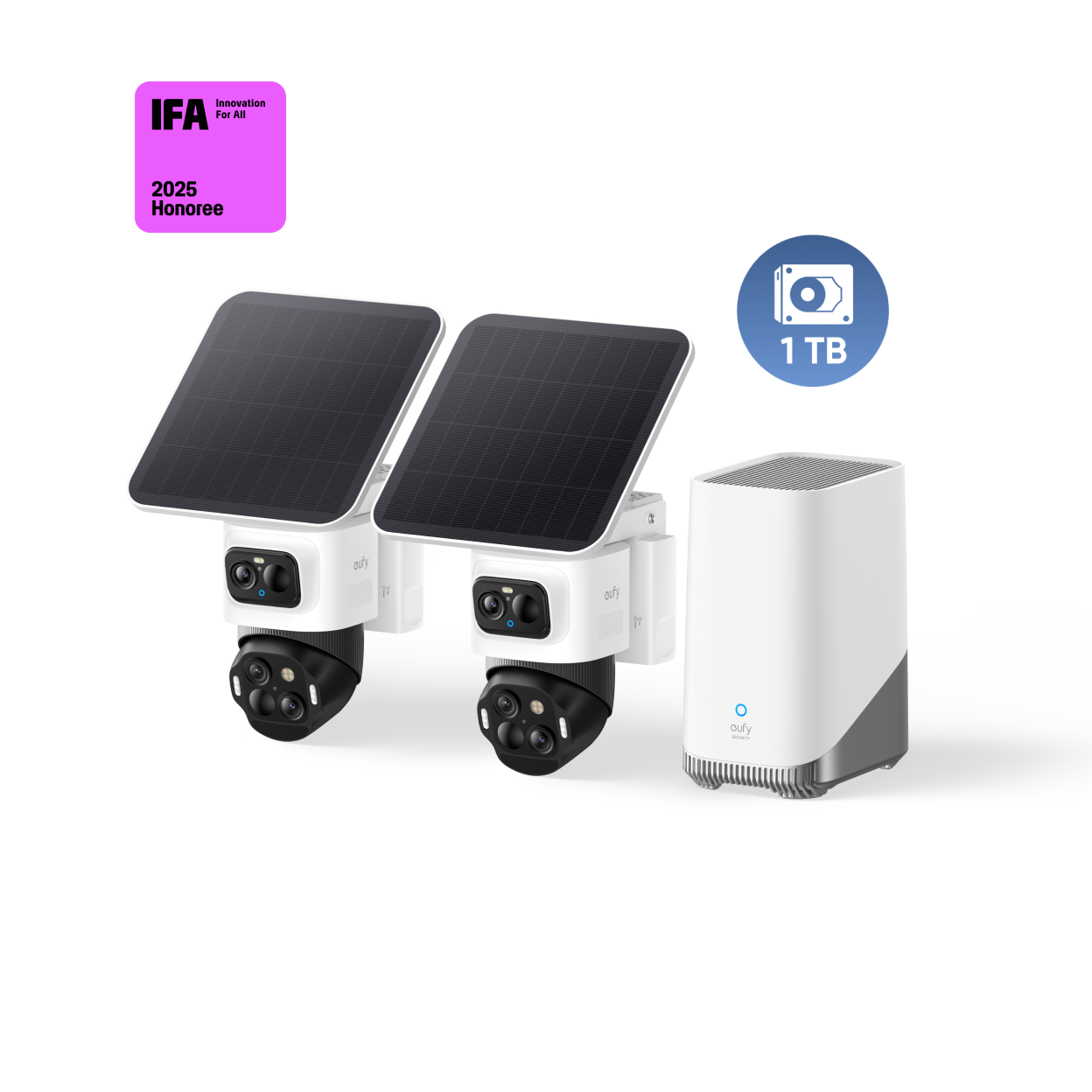 eufyCam S4 2‑Kamera‑Set,1TB HDD