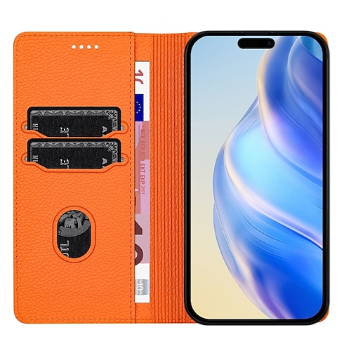 Handy Hülle Handyhüllen Für iPhone 17 Pro Max 17 Air 17 16 15 14 Pro Max Plus 13 Pro Max Mini Brieftaschenhülle Stoßfest Retro PU-Leder Image