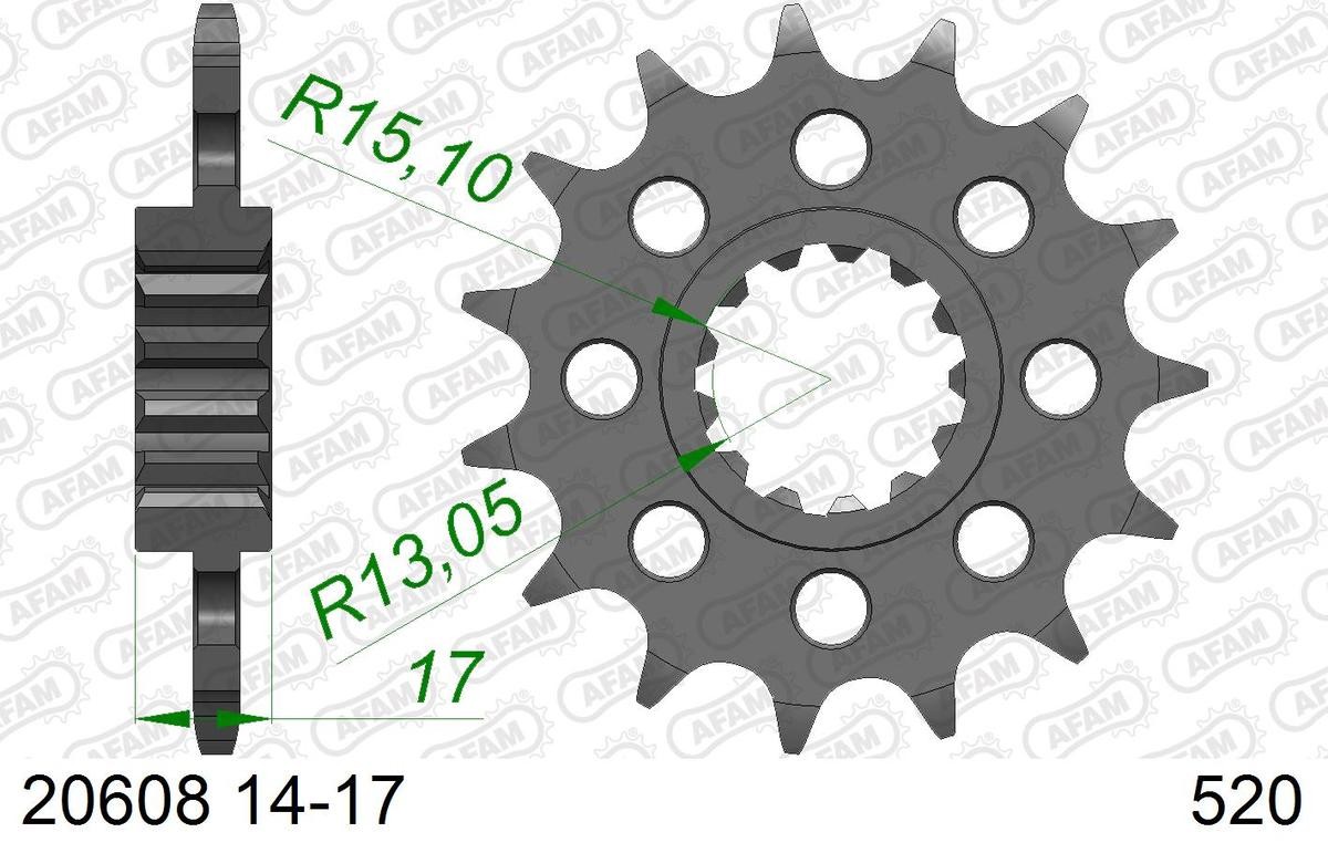 AFAM Kettenritzel 20608-15 Image