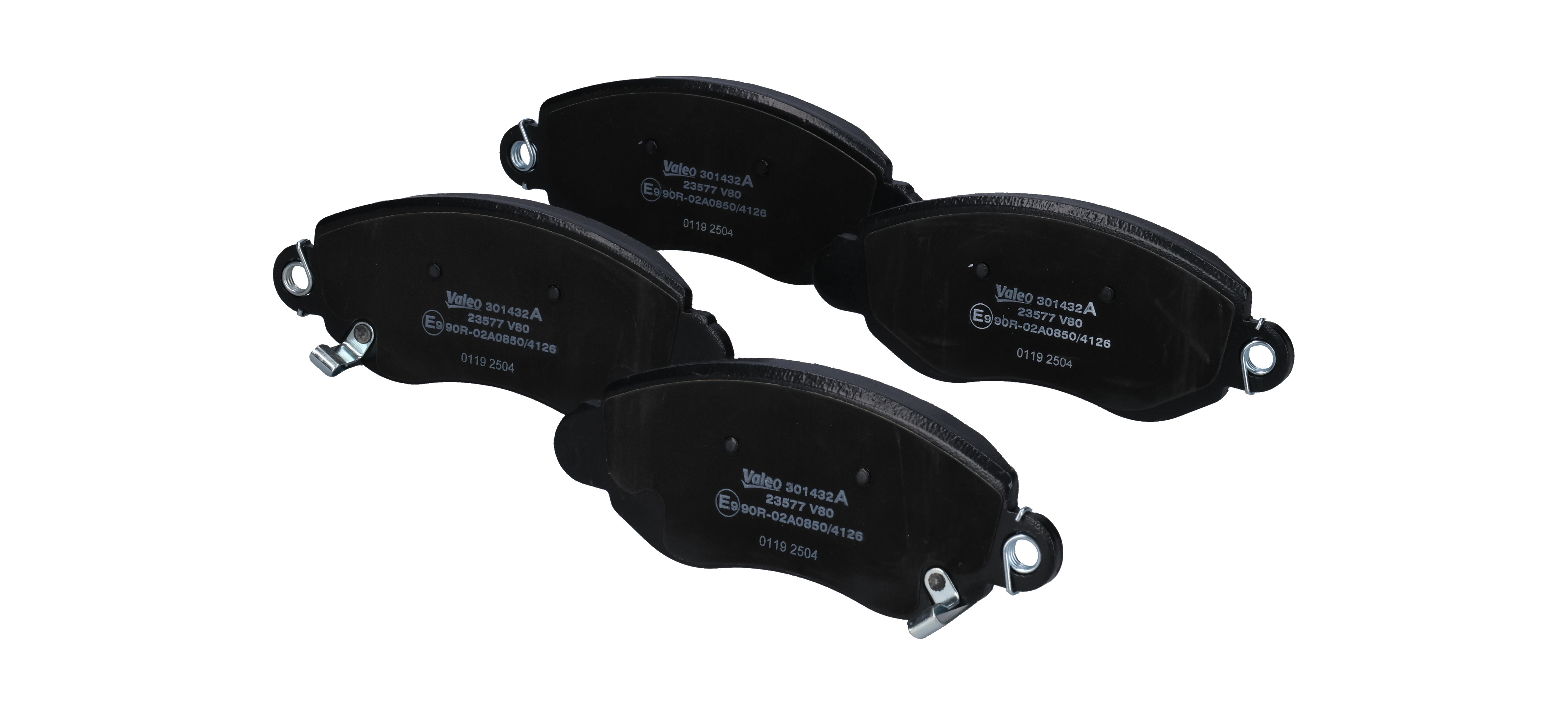 VALEO Bremsbelagsatz FORD 301432A YC1J2K021AB,YC1J2K021AC,1318139 4053306,4077636,YC152K021AA,YC152K021AC,YC1J2K021AA,1135167,1465166,4042008 Image