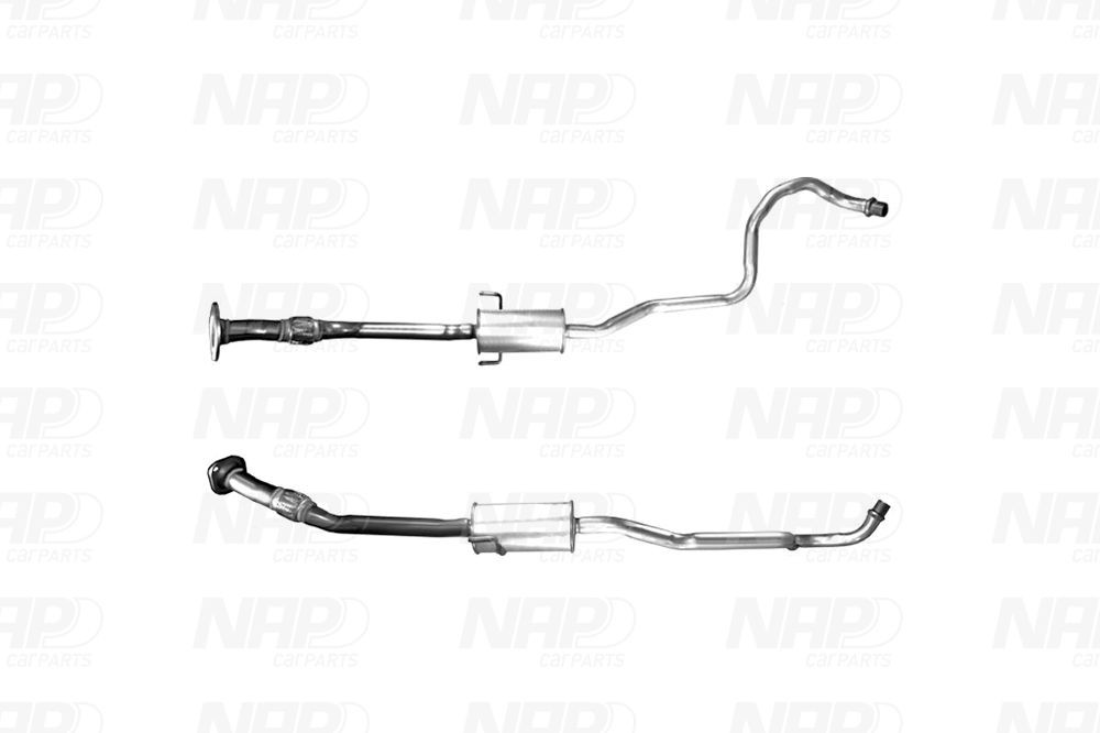 NAP carparts Abgasrohr TOYOTA CAC10545 174100N070 Image
