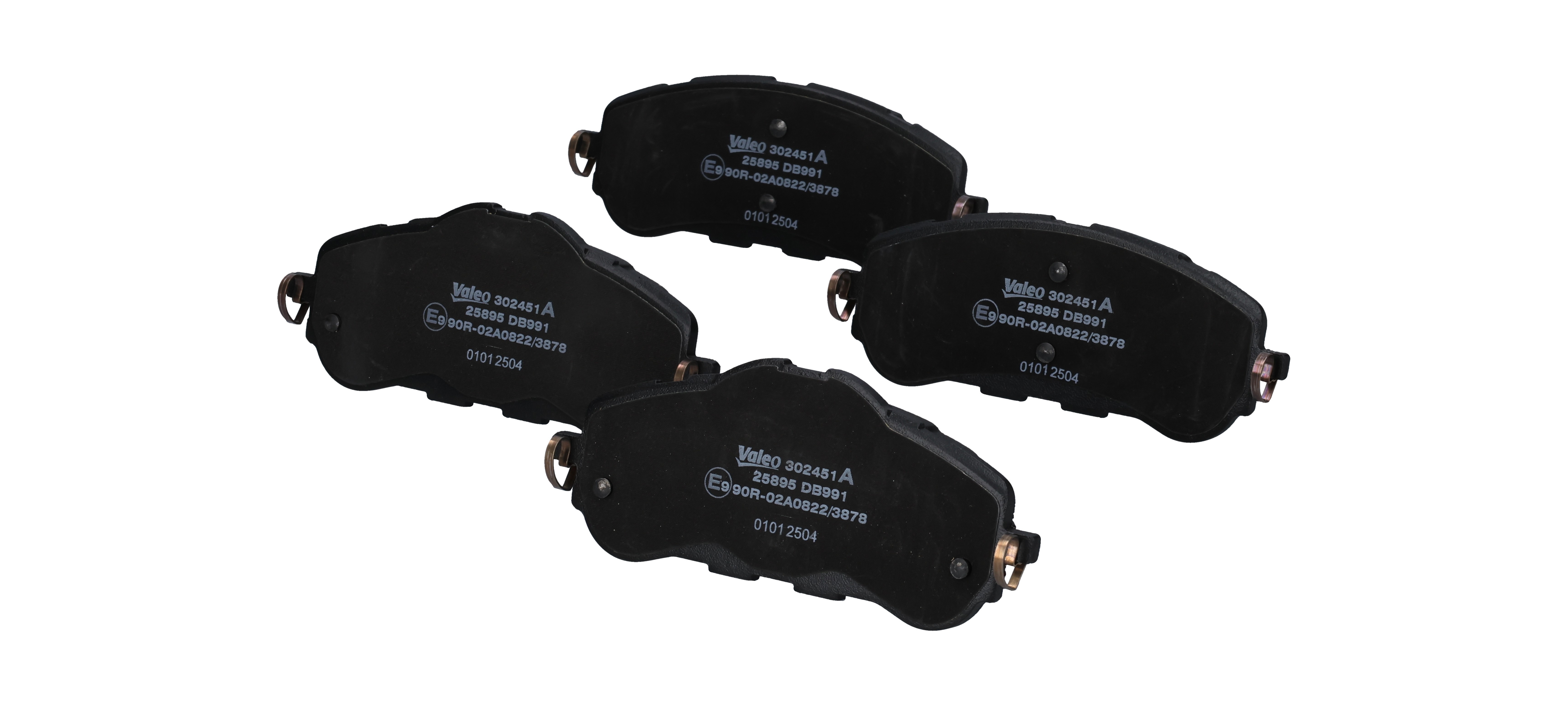 VALEO Bremsbelagsatz OPEL,TOYOTA,PEUGEOT 302451A SU001B3771,1610428780,1619790980 1647860280,1678168180,SU001B2505 Image