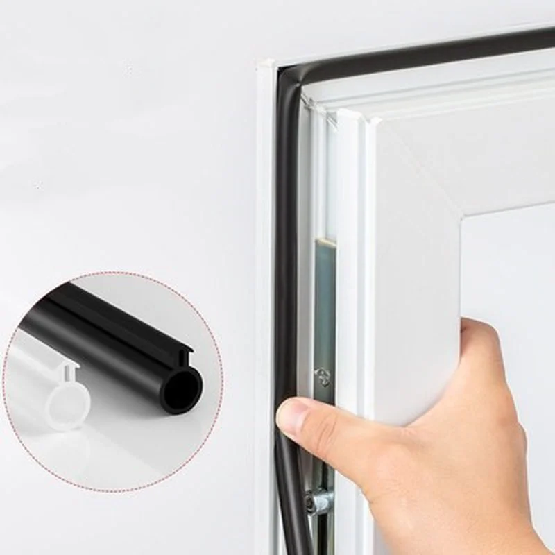 10M O Typ Kunststoff Stahl Tür Fenster abdichtung streifen Silicon Gummi Elastische Band Entwurf Stopper für tür lücke dichtung fenster hardware Image