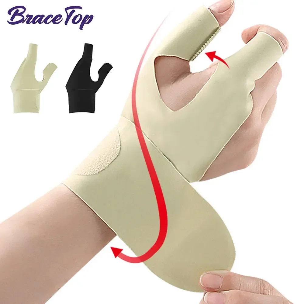 Professionelle Handgelenkstütze, Fingerschutz, Pinky-Schiene, verstellbare Fixierstütze für Karpaltunnel, Arthritis, Sehnenentzündung, Druck Image