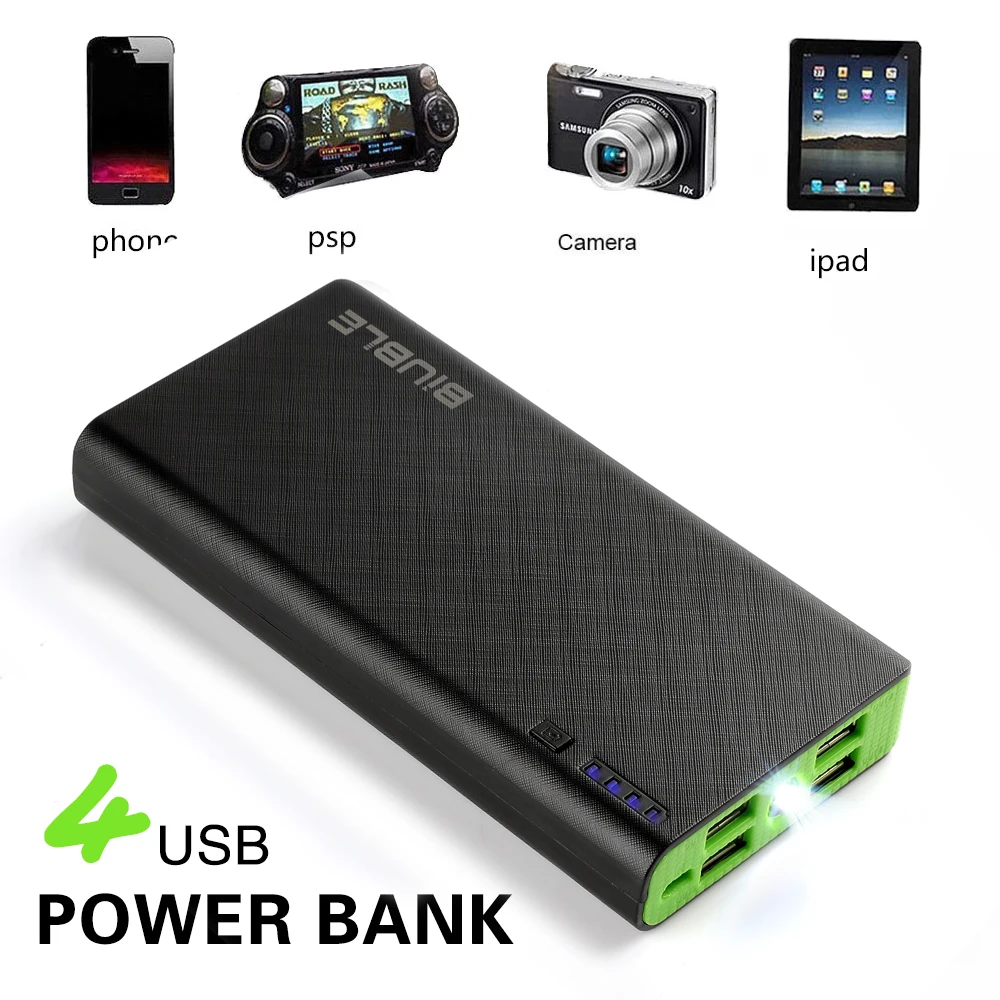 20000 mAh Power Bank Schnellladung 100 % ausreichende Kapazität Tragbares Ladegerät für iPhone Xiaomi Huawei Samsung Image