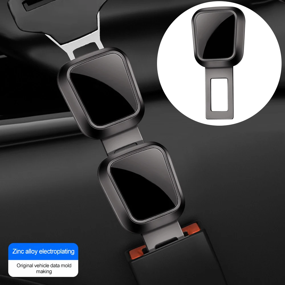 1/2pcs Auto Veicolo Fibbia della cintura di sicurezza Cintura di sicurezza Blocco fibbia Spina Estensore della cintura di sicurezza Accessori auto universali per Tesla Porsche