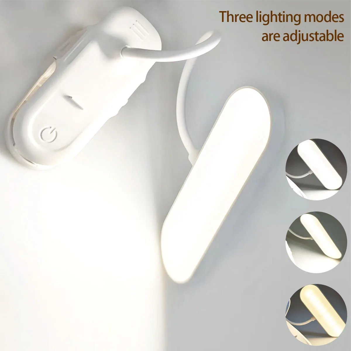 LED-Leuchten, Tischlampen, augenschützende Leselampen, Lampenhalse mit Schwanenhals, dreifarbige Temperatur einstellbar, Touch-Steuerung,