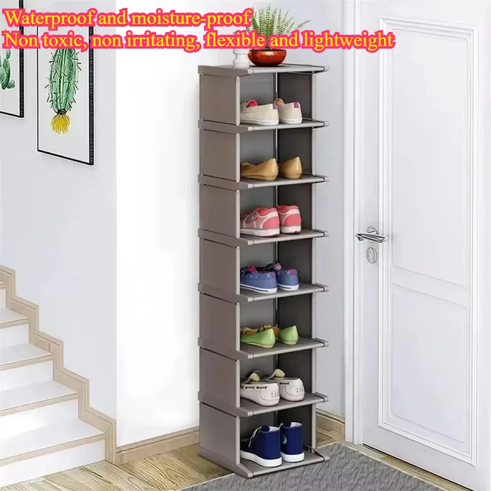 Haushalt Einfache Schuh Rack Indoor Staubdicht Schuh Schrank Haushalt Staubdicht Multi-schicht Schuh Rack Metall Praktische Schuh Rack
