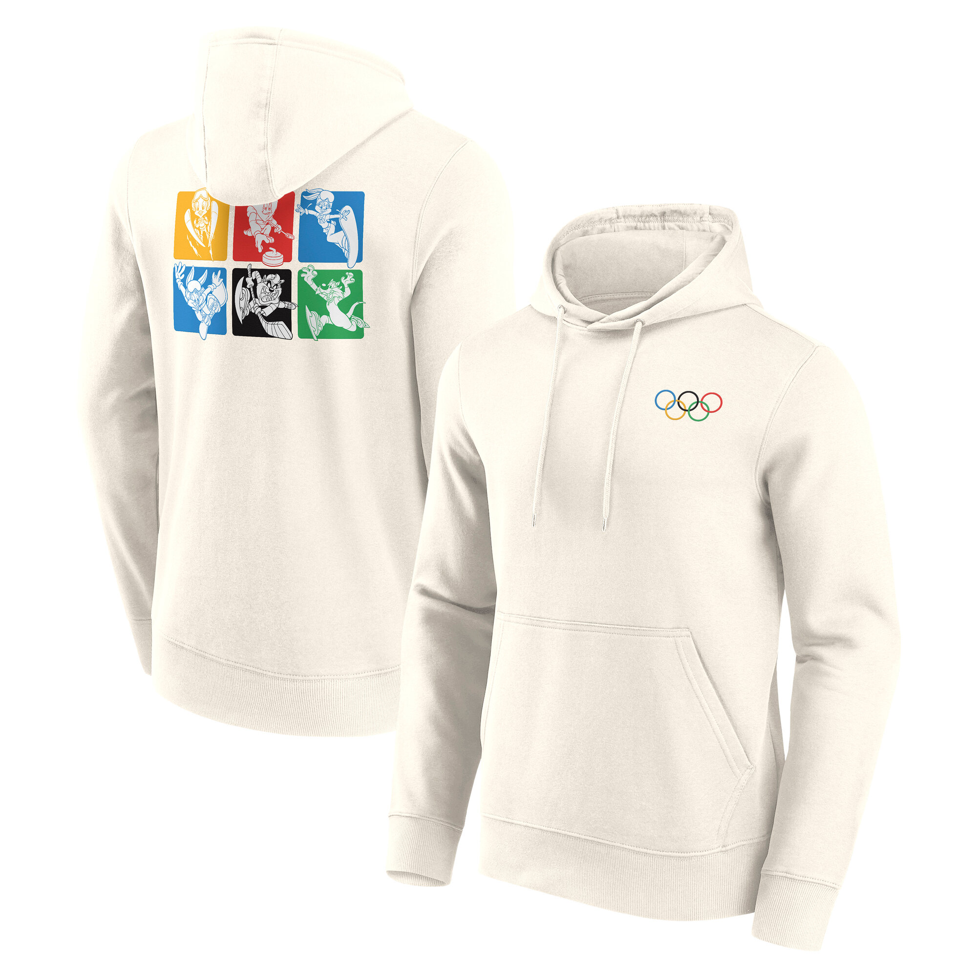 The Olympic Collection x Looney Tunes Retro Grafik Hoodie - Nicht-gerade weiss Image