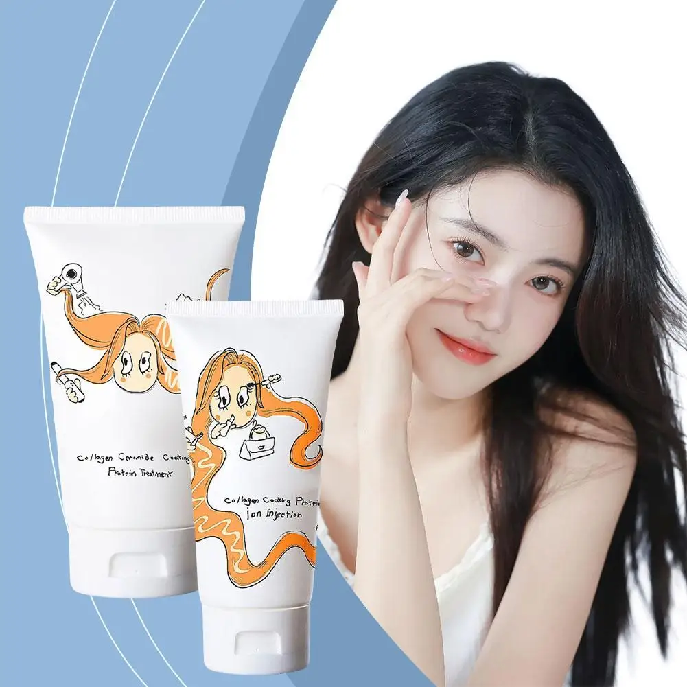 CER 100 Collagen Ceramide Coating Hair Protein Conditioning Cream Hair Conditioning Long-Lasting Smoothing Improve Frizz Hair