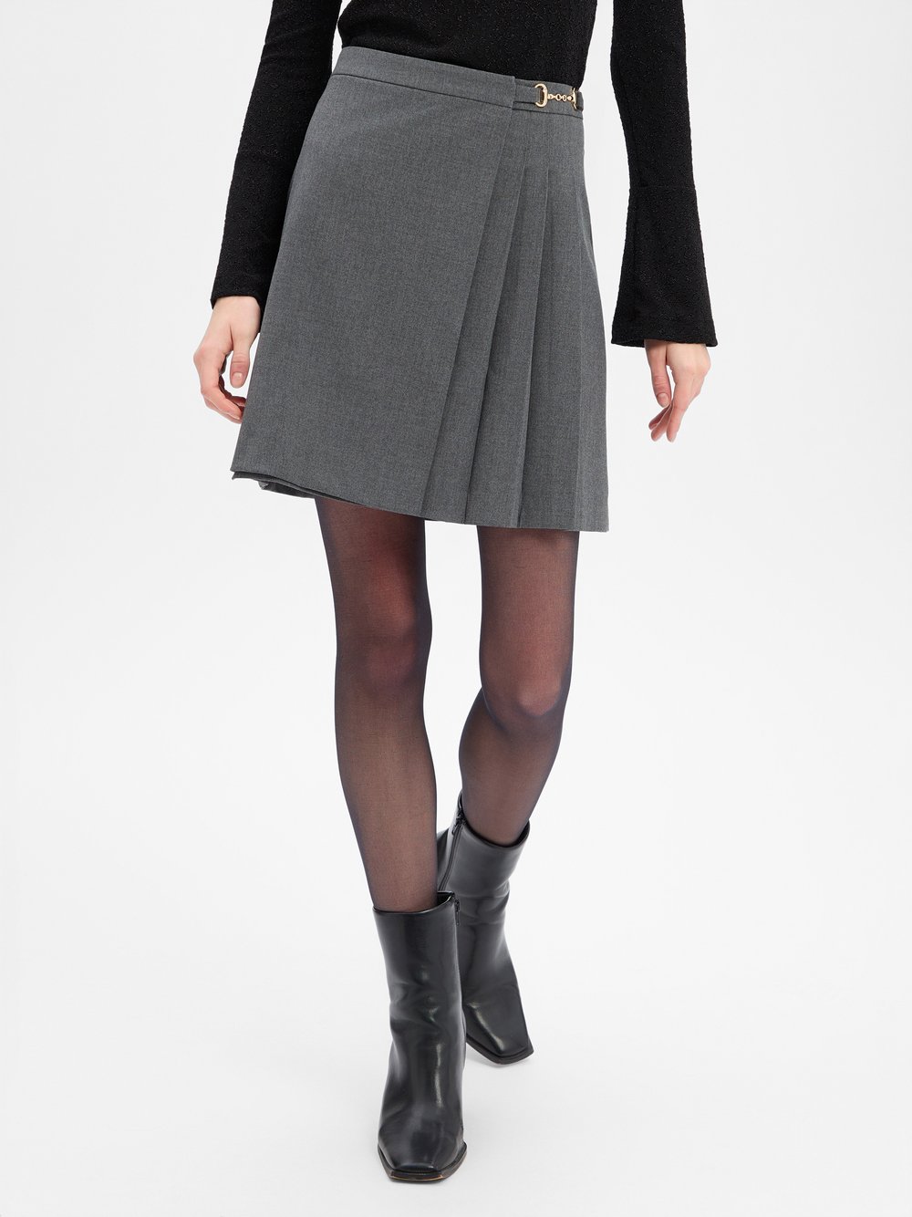 Marie Lund Wickelrock Damen anthrazit, 42 Image