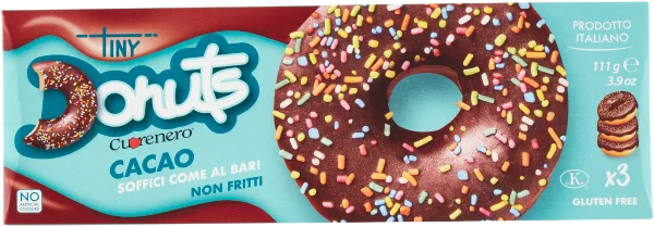 Schokoladen-Donuts Cuorenero-Kakao 111G-Tiny Image