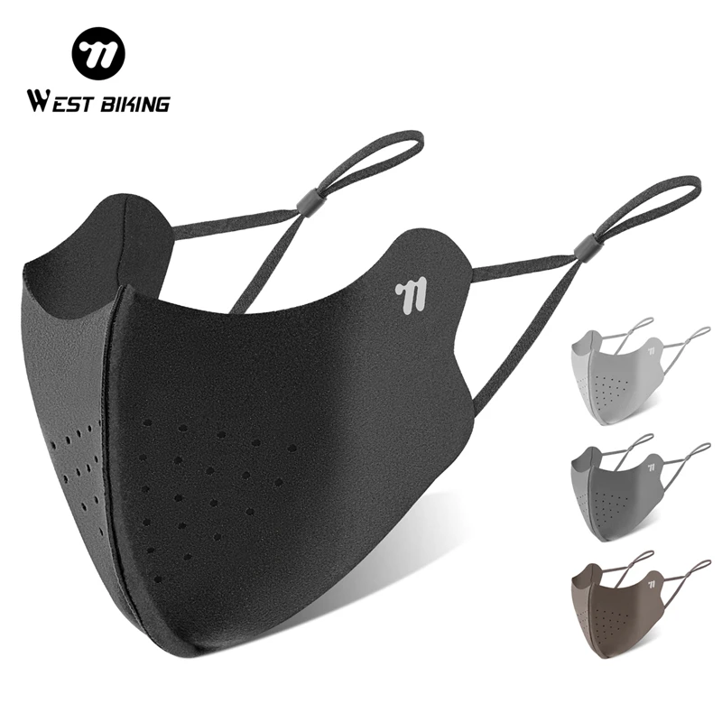 WEST BIKING Winter warme Gesichtsmaske 3D atmungsaktive Maske 10A antibakteriell hautfreundlich Radfahren Laufen Outdoor-Sport Skimaske Image