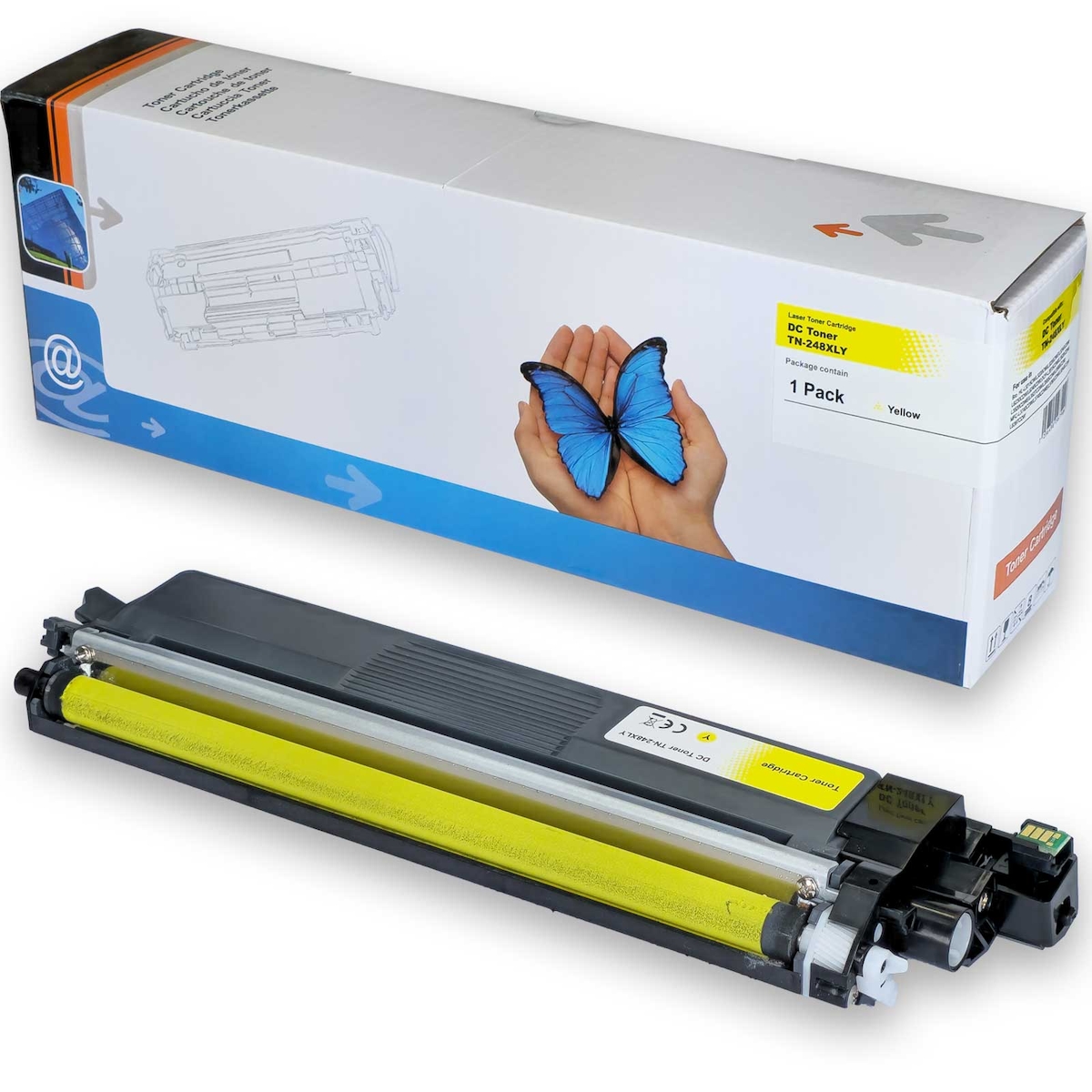 D&C Brother DCP-L3555CDW Toner TN-248XL Yellow Gelb 2300 Seiten Kompatibel Image